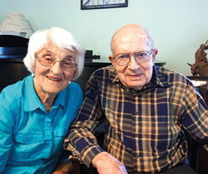 Photo of Carol and Warren Reckmeyer. Link to their story